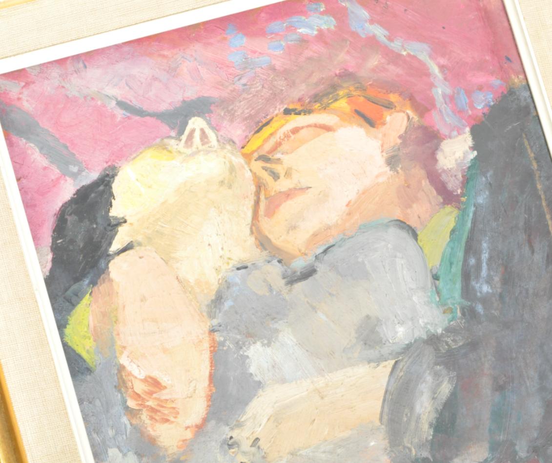 Sleeping couple