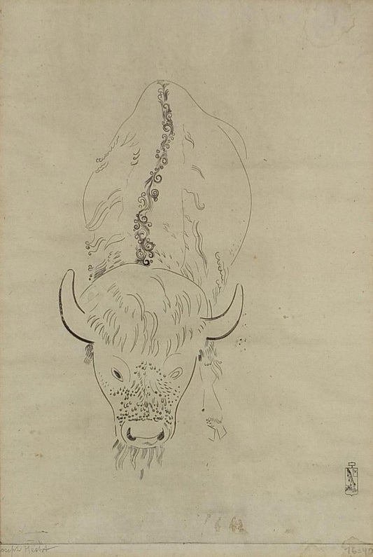 Joseph Hecht - Portrait of a bull