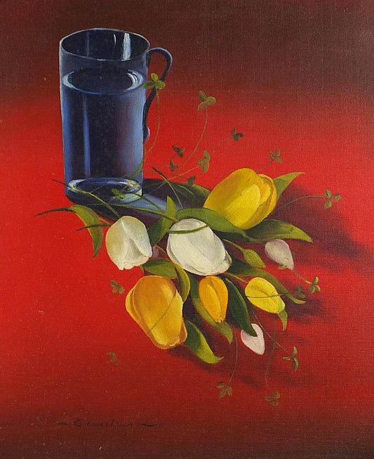 Edward Ward - Still life tulips