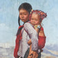 David Cheng 1963 - Portrait of two Asian girls