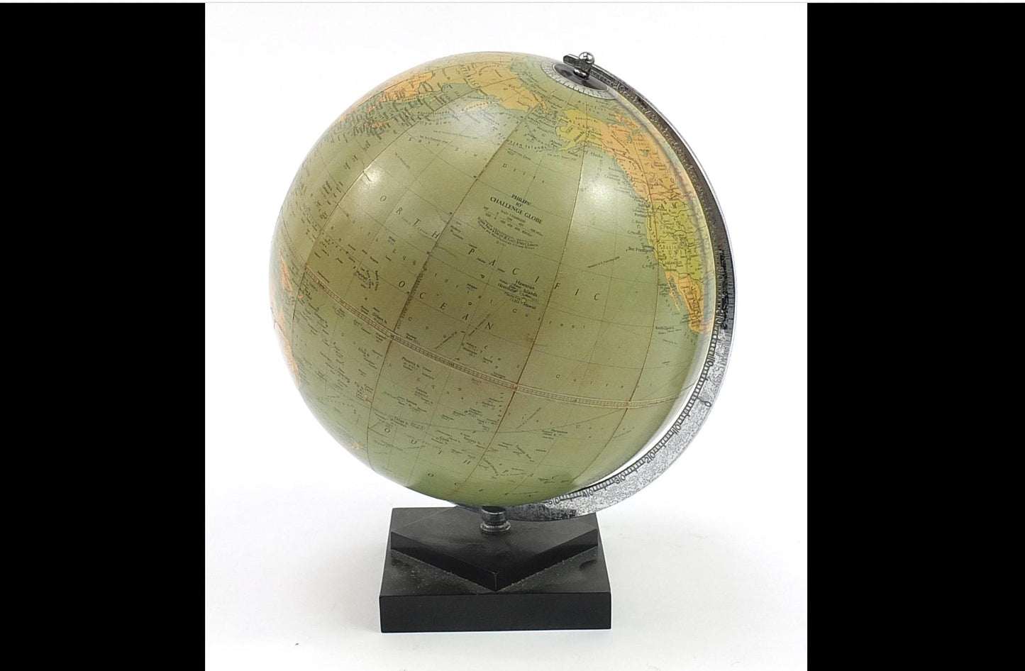 Vintage Philips ten inch table globe
