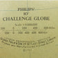 Vintage Philips ten inch table globe