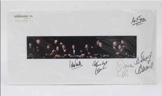 Promotional print from the play The Last Supper