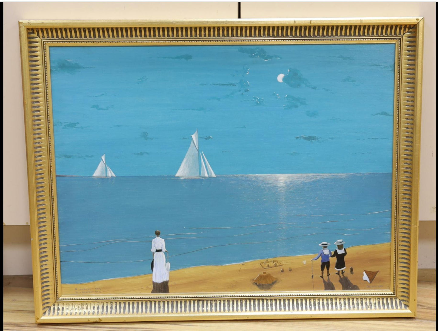D.C Stocker - A Perfect End to a Perfect Day - Framed oil on board