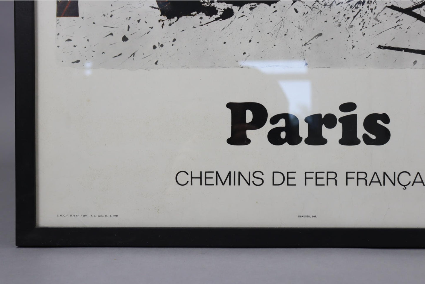 Salvador Dali Exhibition Poster - Chemins De Fer Franca's