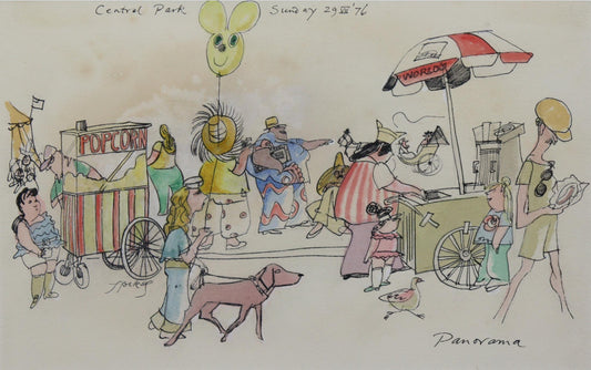Michael Ffolkes - Central Park Sunday