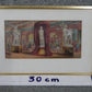 Hand coloured engraving of classical marble statues