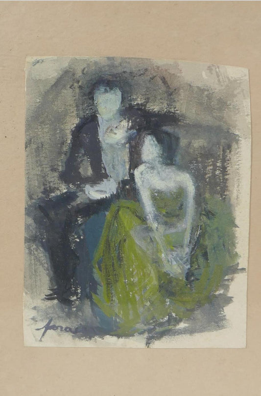 Forain - Seated lady and courtier