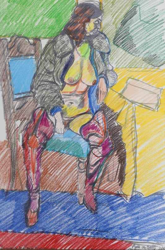 John Bratby - Puss in Boots