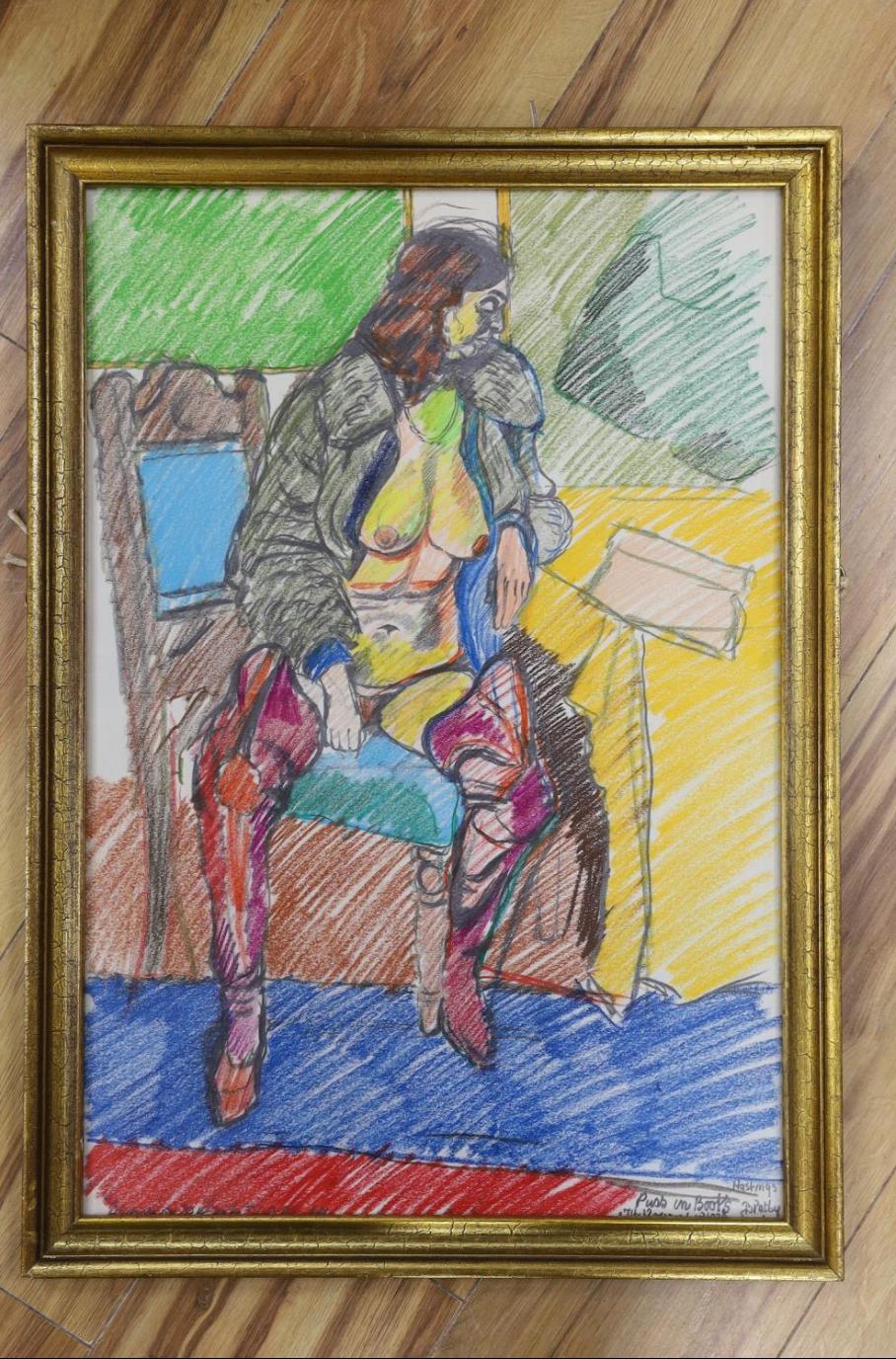 John Bratby - Puss in Boots