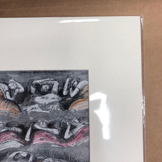 Henry Moore & Elizabeth Frink - 4 mounted prints
