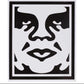 Shepard Fairey - Obey 3-face Black & White, triptych