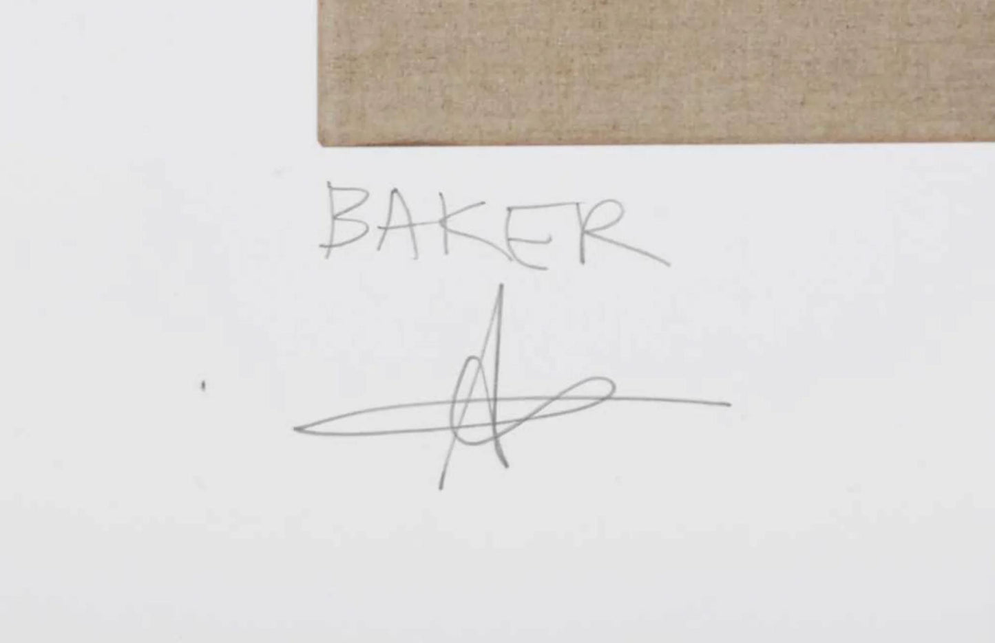 Charming Baker - Dignity rides a tricky pony - Signed and satmped.