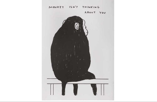 David Shrigley - Monkey isn't thinking about you