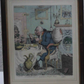 After Gillray - Temperance Enjoying A Frugal Meal