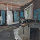Richard Fitton - Interior of an old hospital