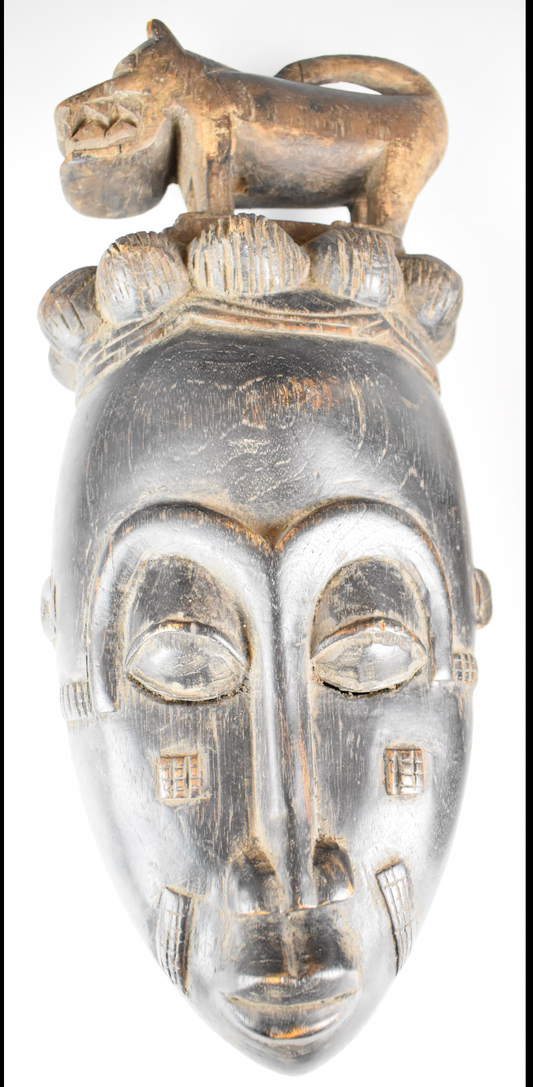 African carved tribal mask