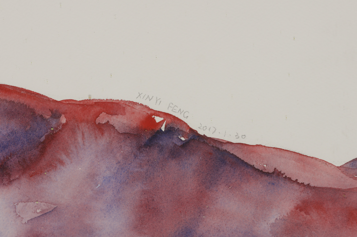 Xinyi Feng - Nude Watercolours