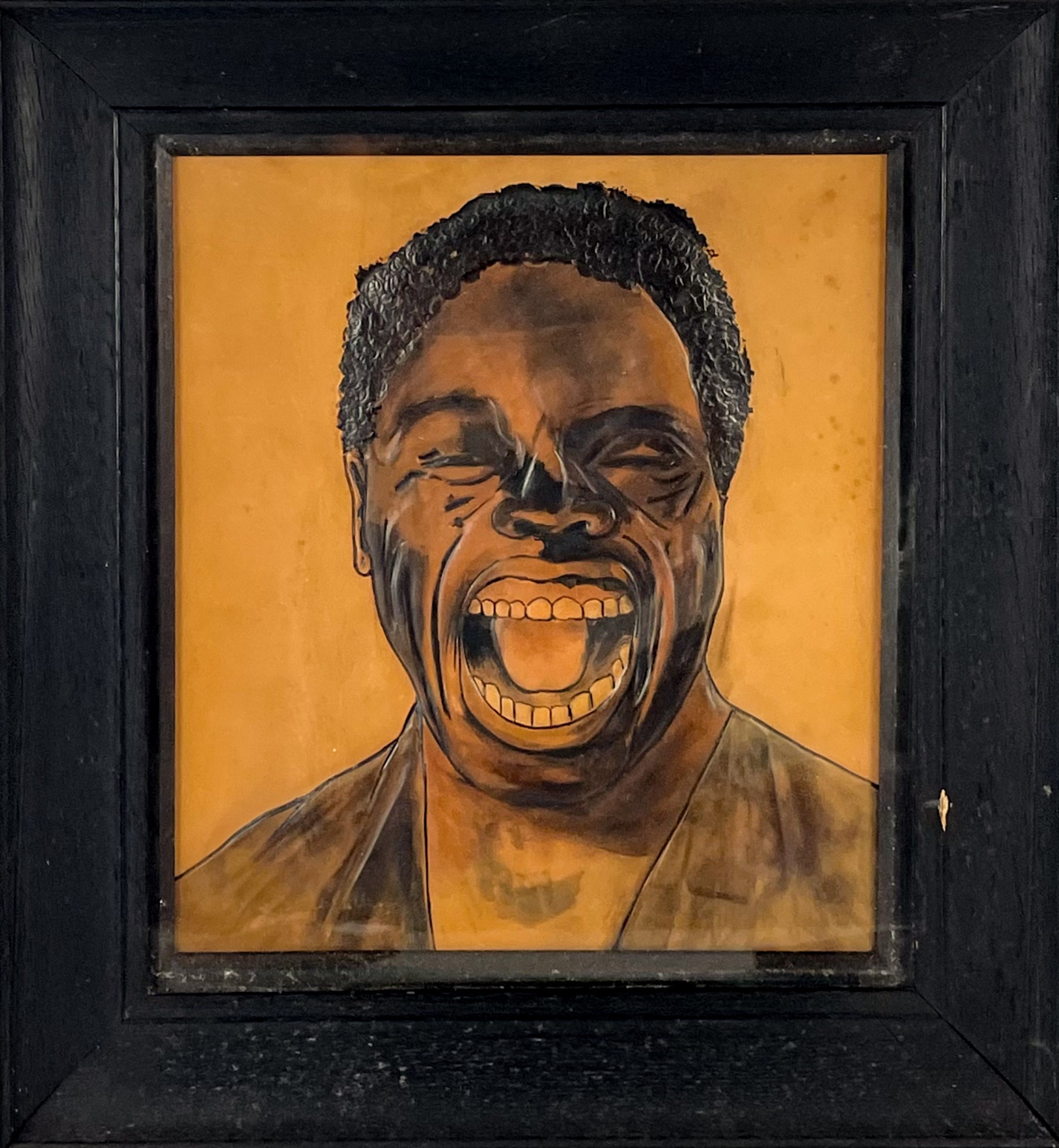 Gwendoline Moore - Leatherwork panel portrait