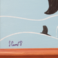 Steve Camps - Whale With A Friendly Seal Acrylic on board
