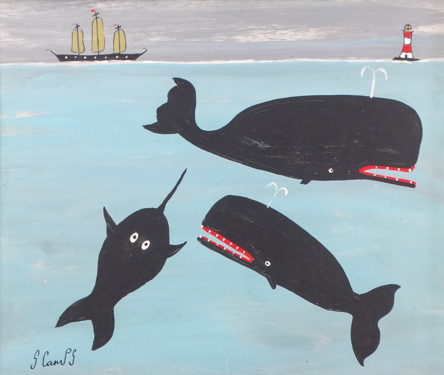 Steve Camps - Two Whales and Jake the Mystified Narwhale