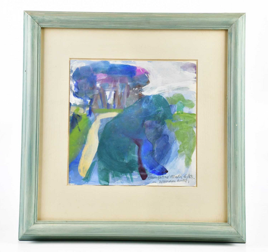William Mills - Watercolour of Hampstead Heath