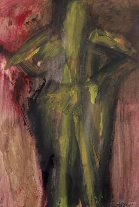 Cliff Holden - Standing female nude