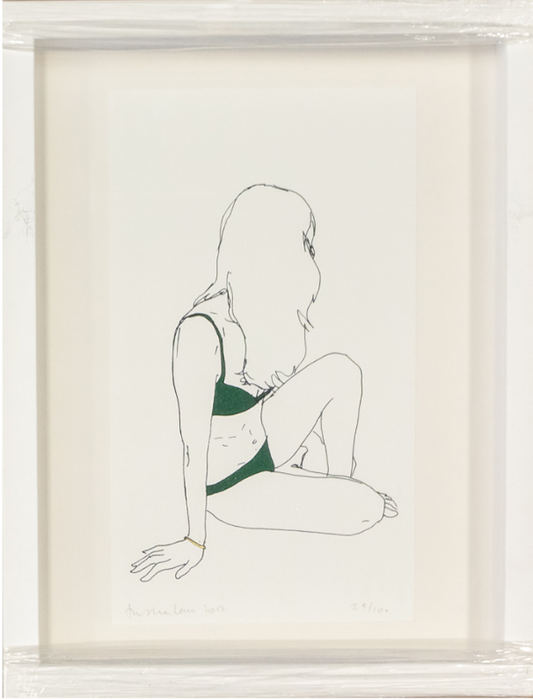 Natasha Law - Girl in Green Bikini
