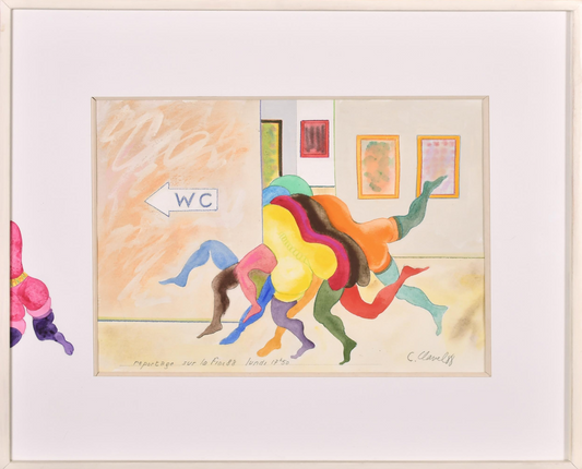 Claude Clavel - Reportage sur la Fiac 88