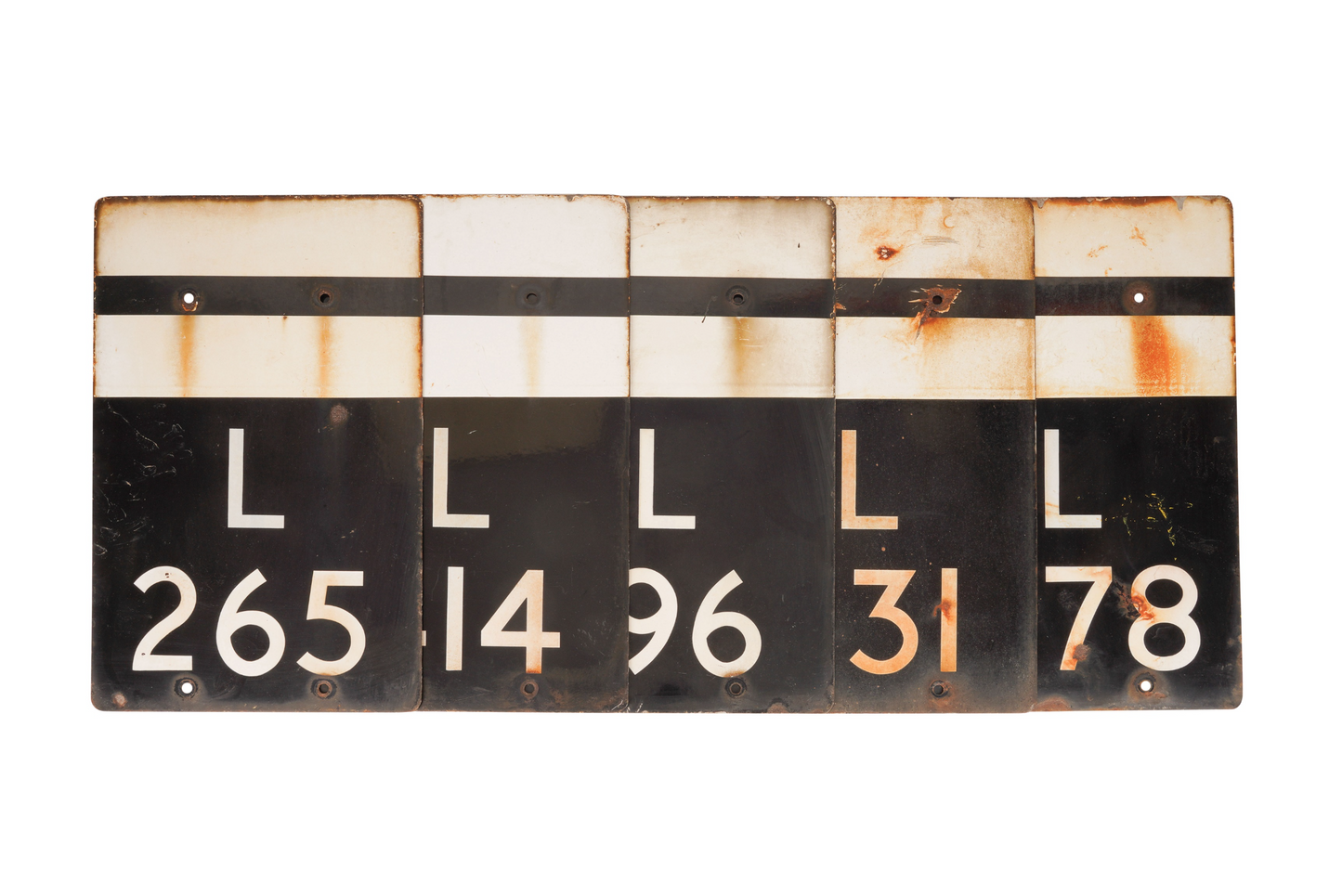 Enamel sign - Tickets and Enquiries
