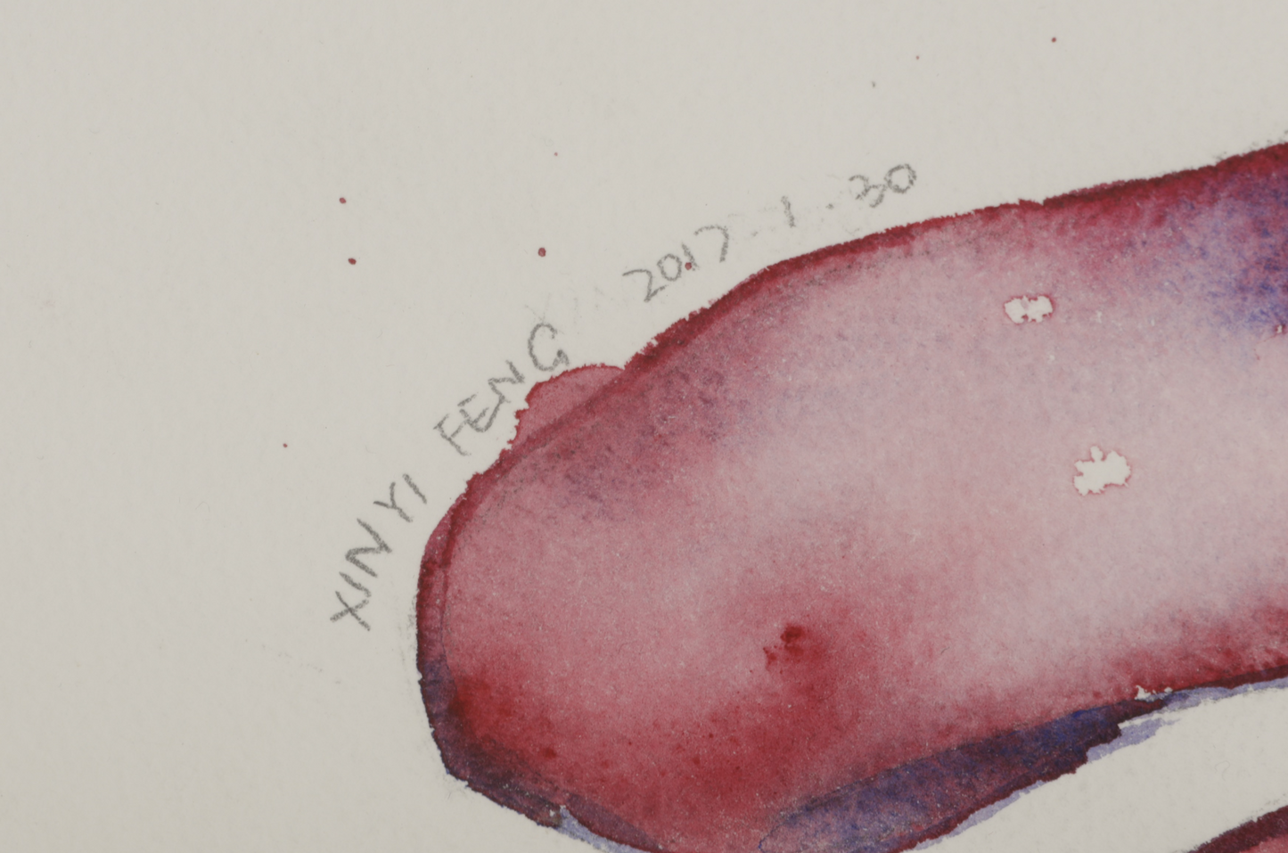Xinyi Feng - Nude Watercolours