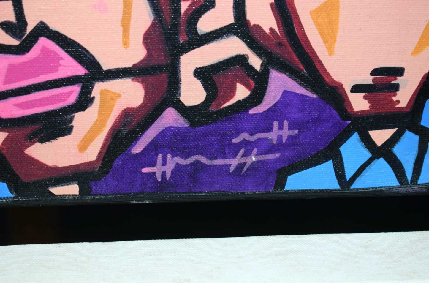 Drewbert street art canvas