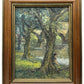 Manner of Ronald Ossory Dunlop - Figure Seated Beneath Tree next to River