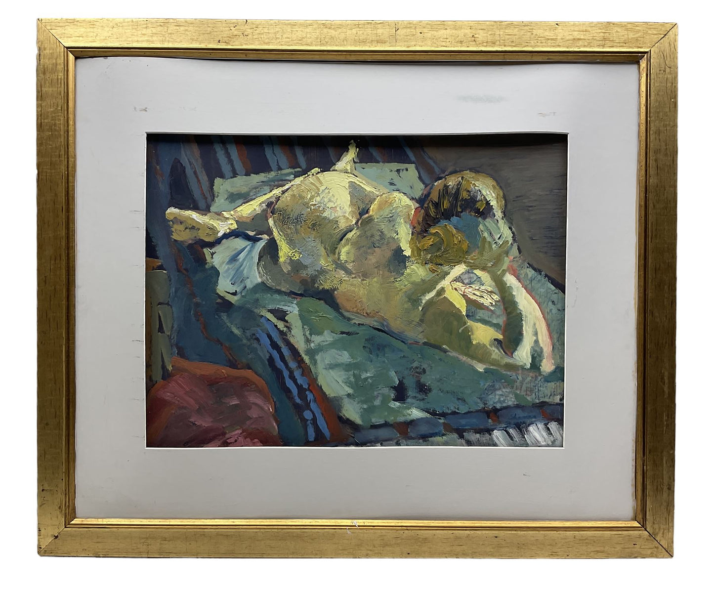 Sharman Green Nude Female Sunbathing on Beach