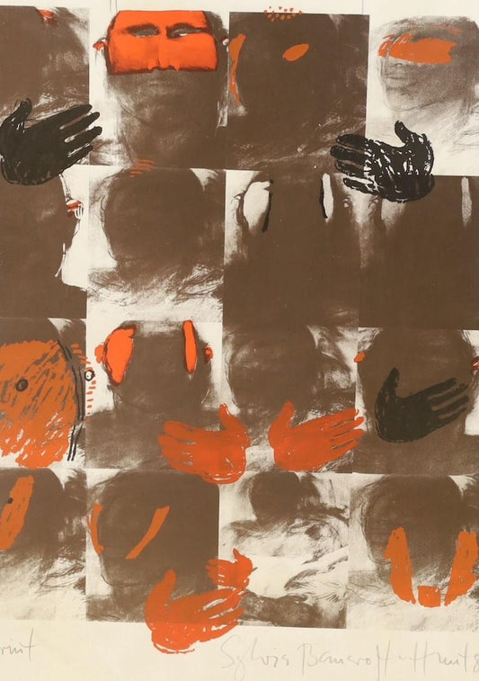 Sylvia Bancroft-Hunt - Buffalo's and Wolves