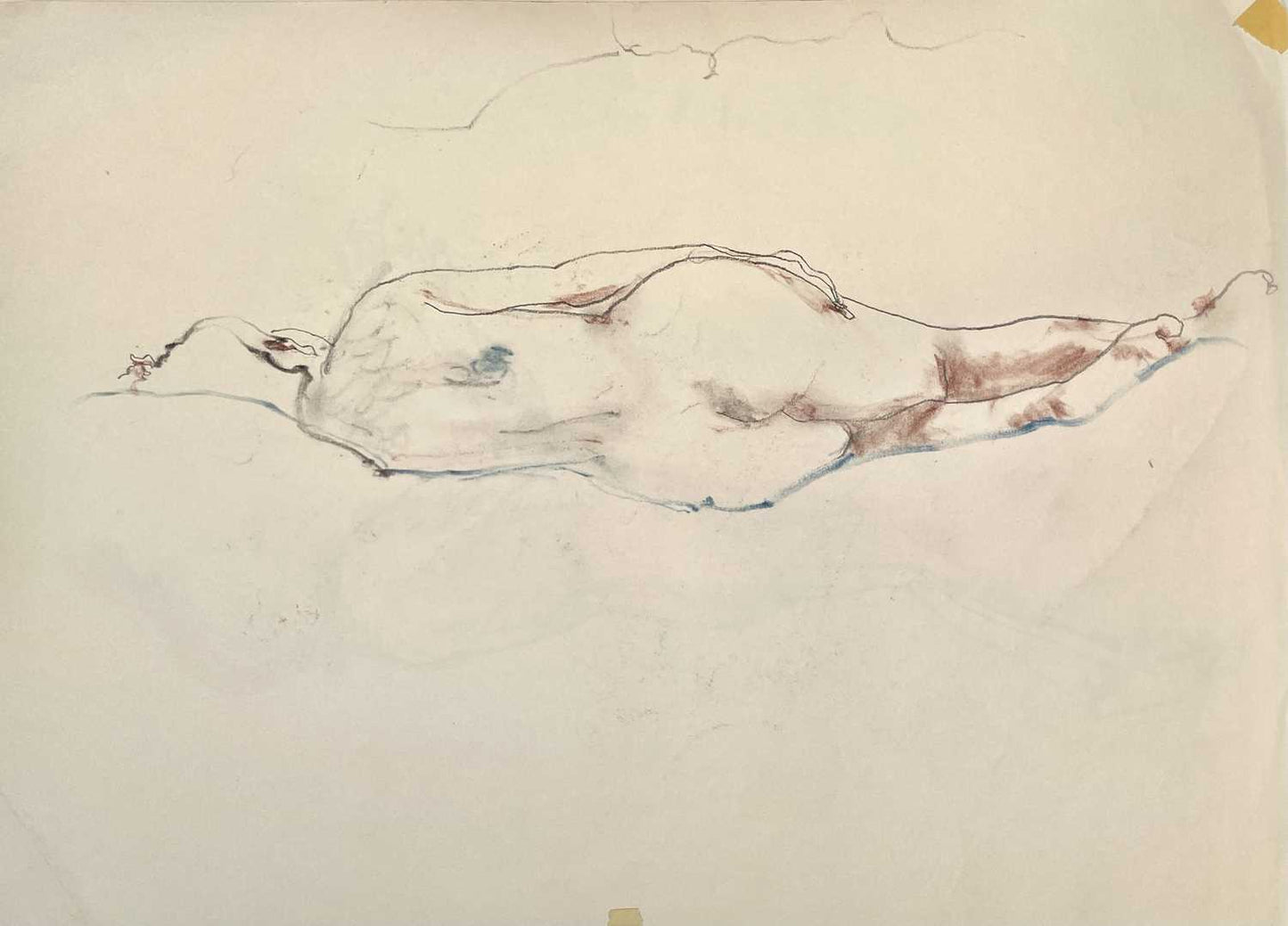 Henry Richard Bird - 4 drawings titled Sleeping Nude
