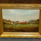 Philip Rideout - A hunting scene with distant gabled house