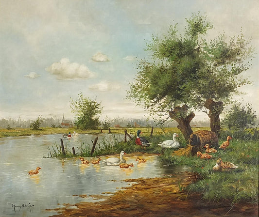 Steiner - Ducks on a pond