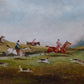 Philip Rideout - A hunting scene with distant gabled house