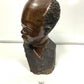 African carved bust