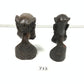 Tribal busts of male figures