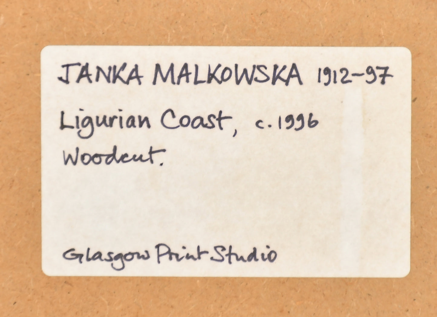 Janka Malkowska - Ligurian Coast
