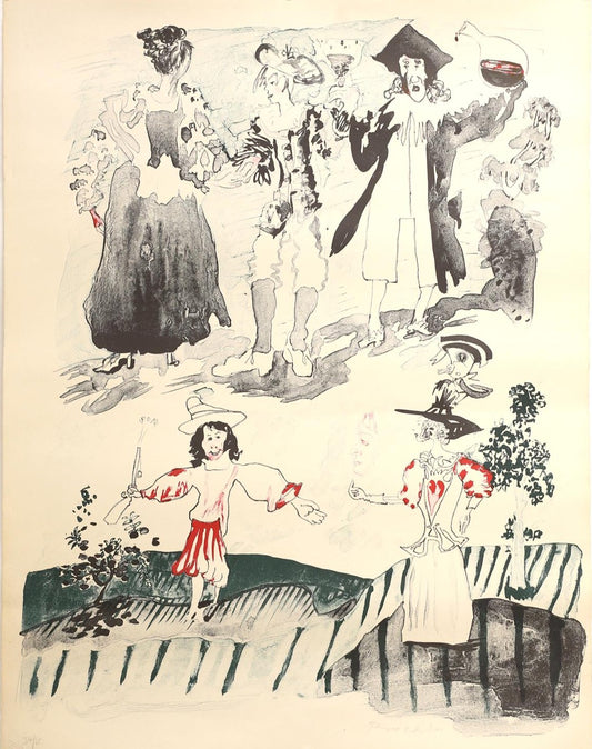 Patrick Procktor - Northern Lass. Limited-edition print.