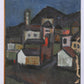 Attributed to C. Mouchos - Nocturnal townscape
