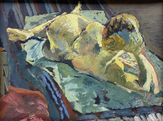 Sharman Green Nude Female Sunbathing on Beach