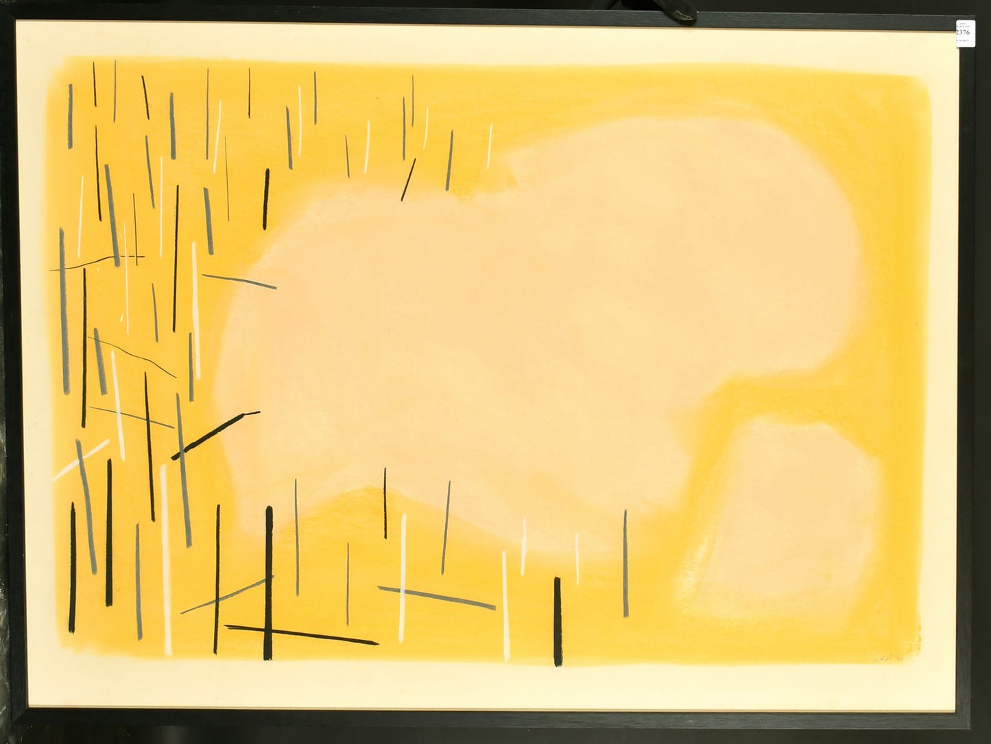 Andrew Southall - Yellow & black abstract