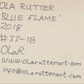 Ola Rutter - Blue flame