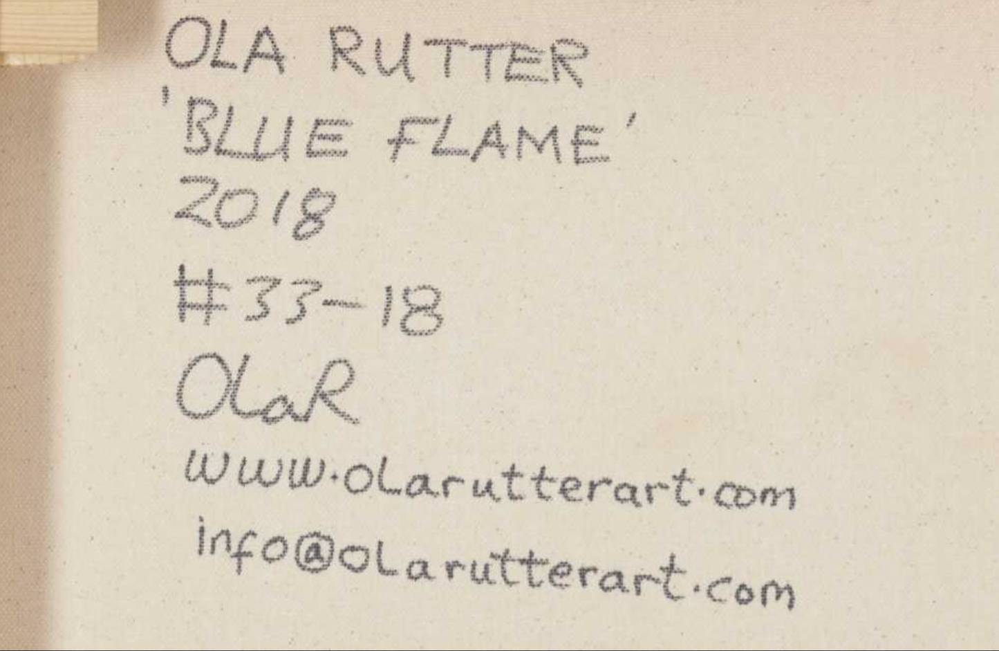 Ola Rutter - Blue flame