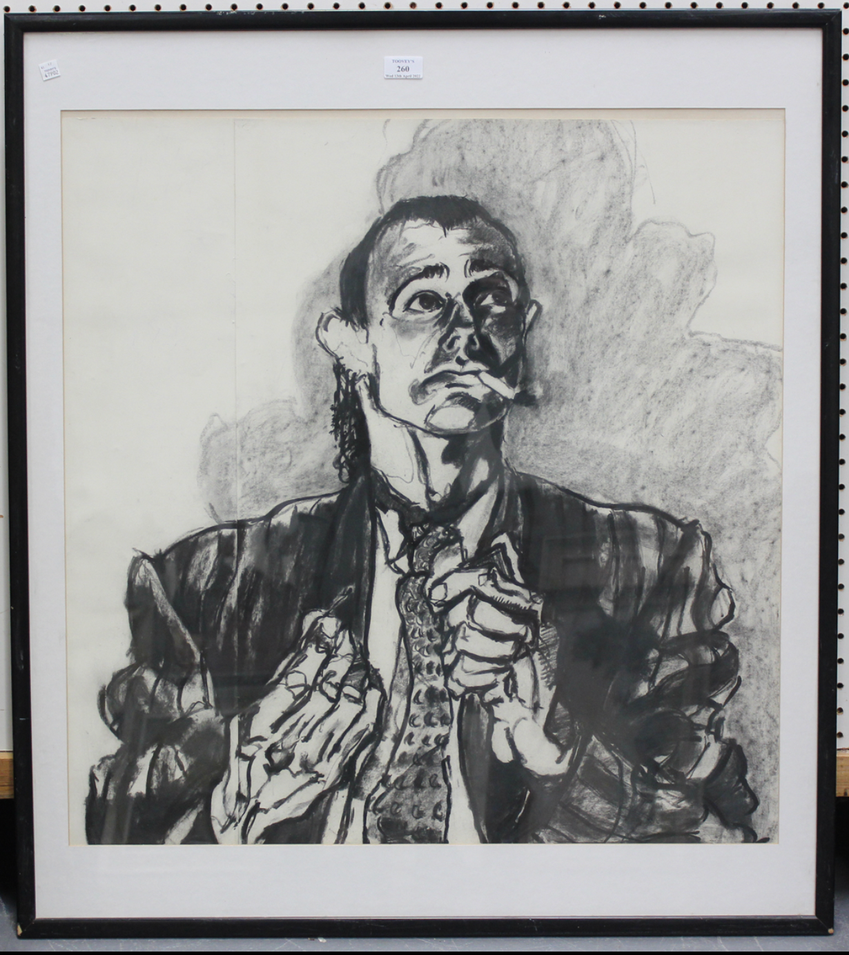 Jacqueline Morreau - Portrait of a Man smoking