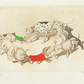 Boris O'Klein - Dog's scenting - Signed, framed and glazed.